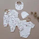 Carnival Patterned 4-Piece Newborn Set