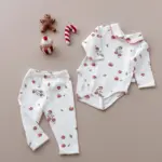 Apple Bodysuit & Leggings Set