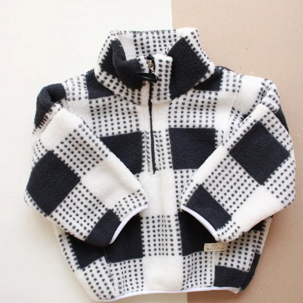 Checkered toddler coat - Image 4
