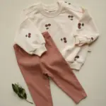 Cherry sweatshirt & leggings set