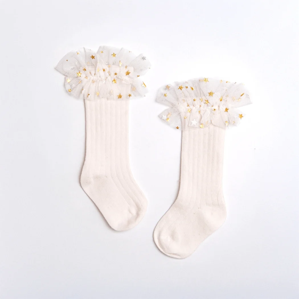 Starry night tulle ruffle socks - Image 2