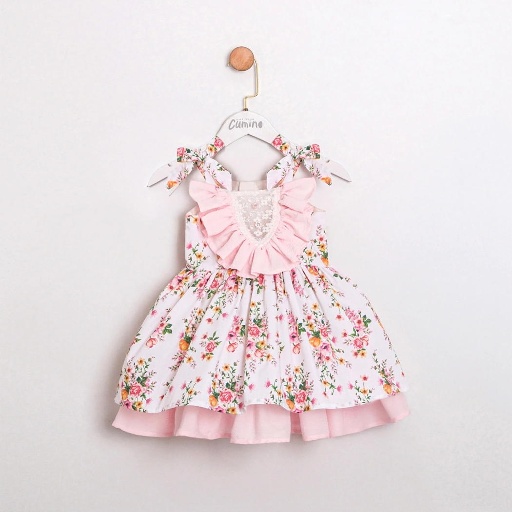 Rosebud Ruffle Dress - Image 2