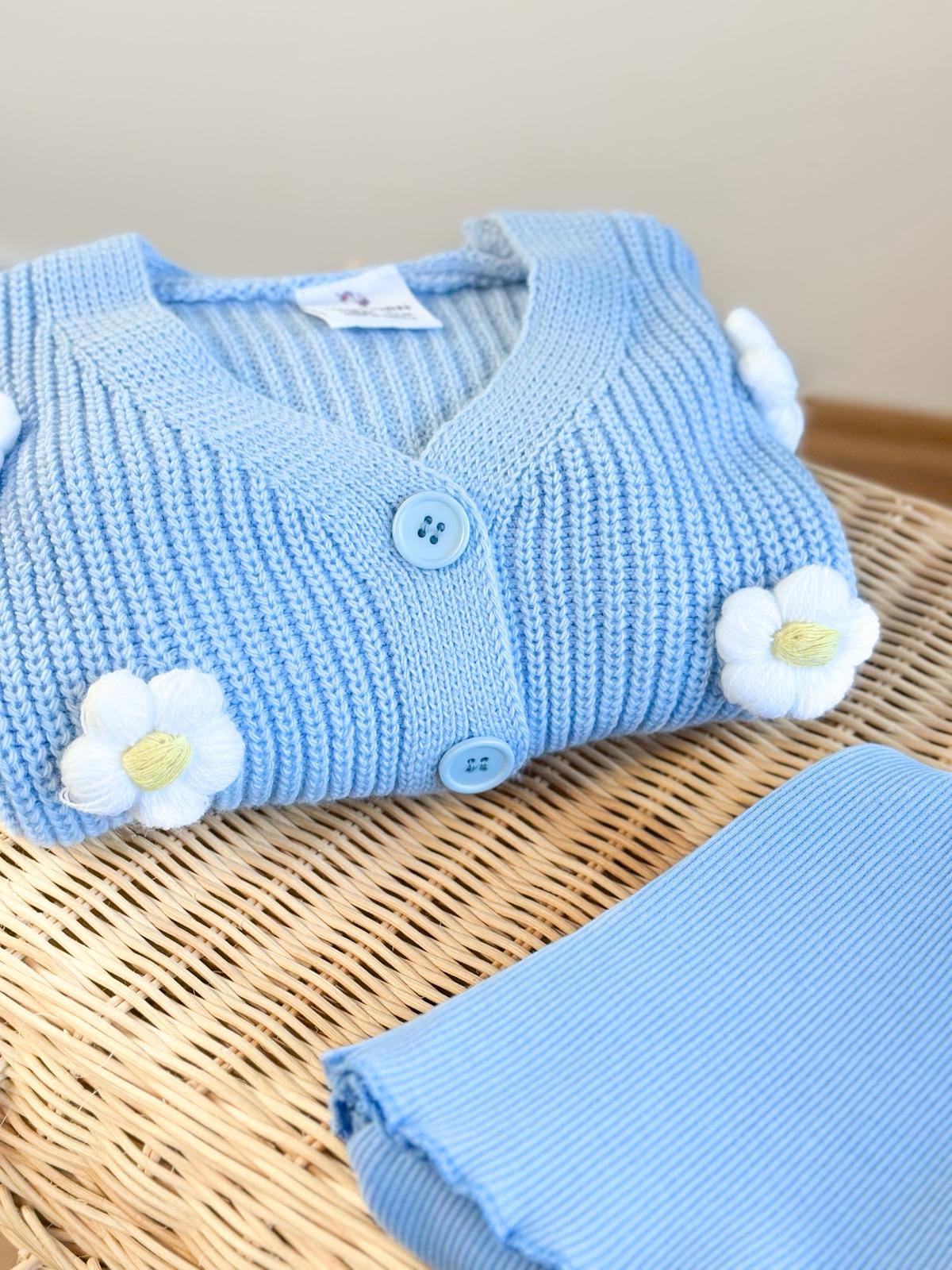 Sky blue daisy fields girl set - Image 2
