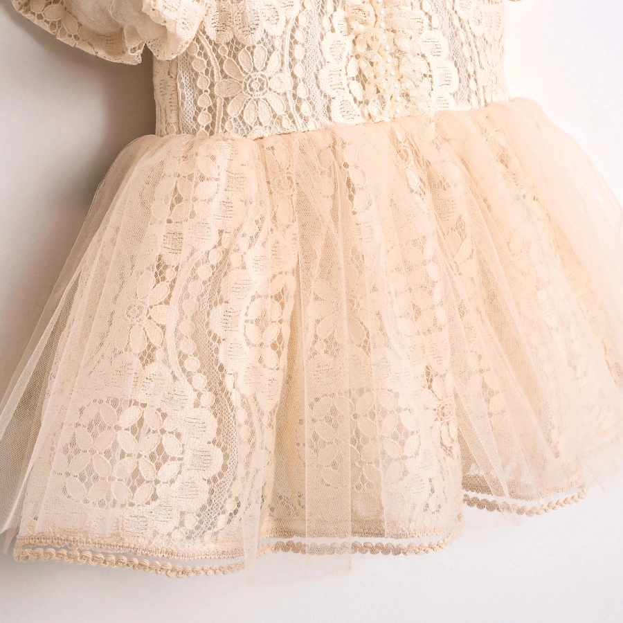 Celeste Lace Baby Girl Dress - Image 4