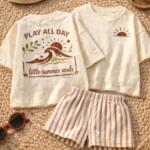 Striped Linen Short & T-Shirt