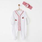 Cherry Chatty Baby Jumpsuit & Headband