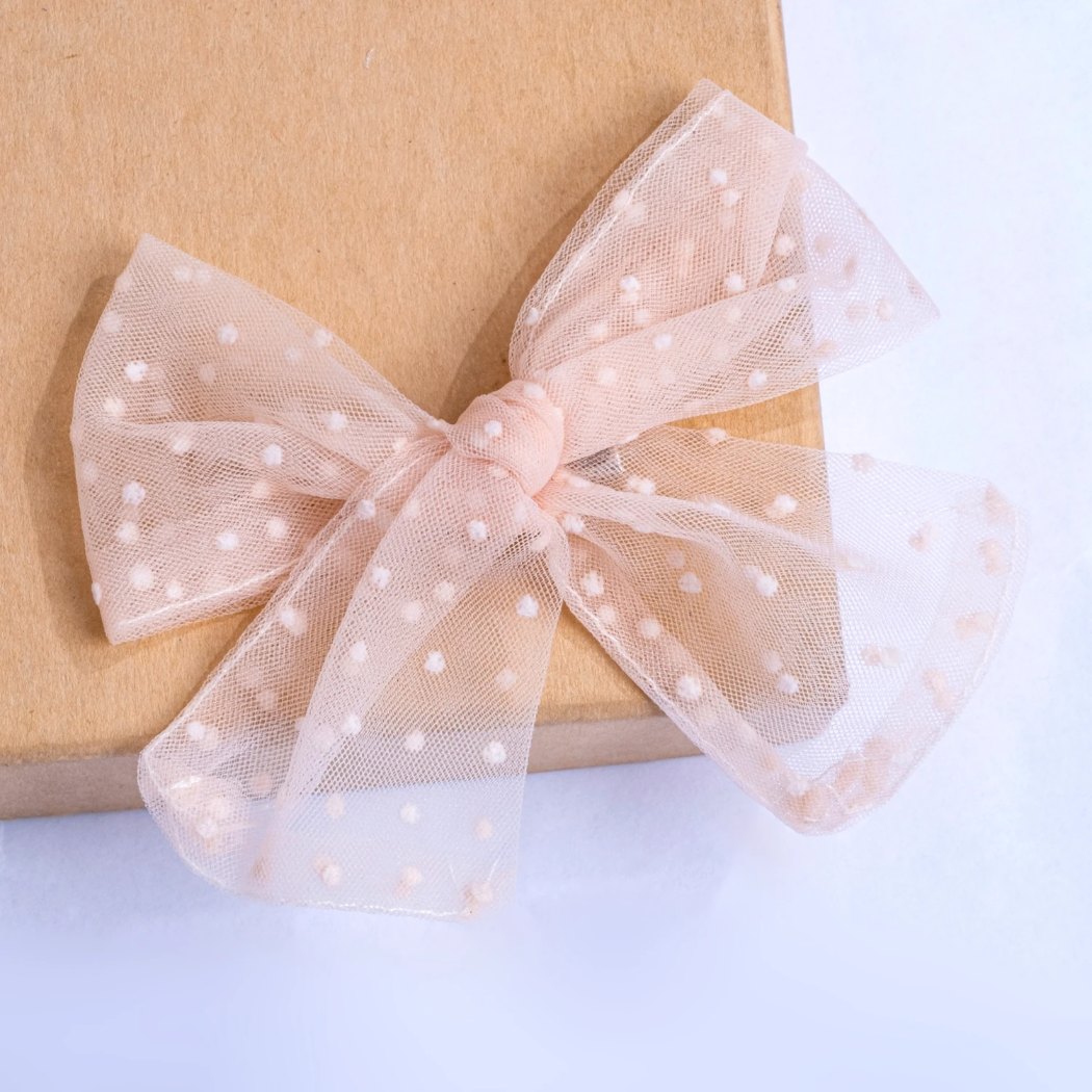Pointelle Bow Headpiece