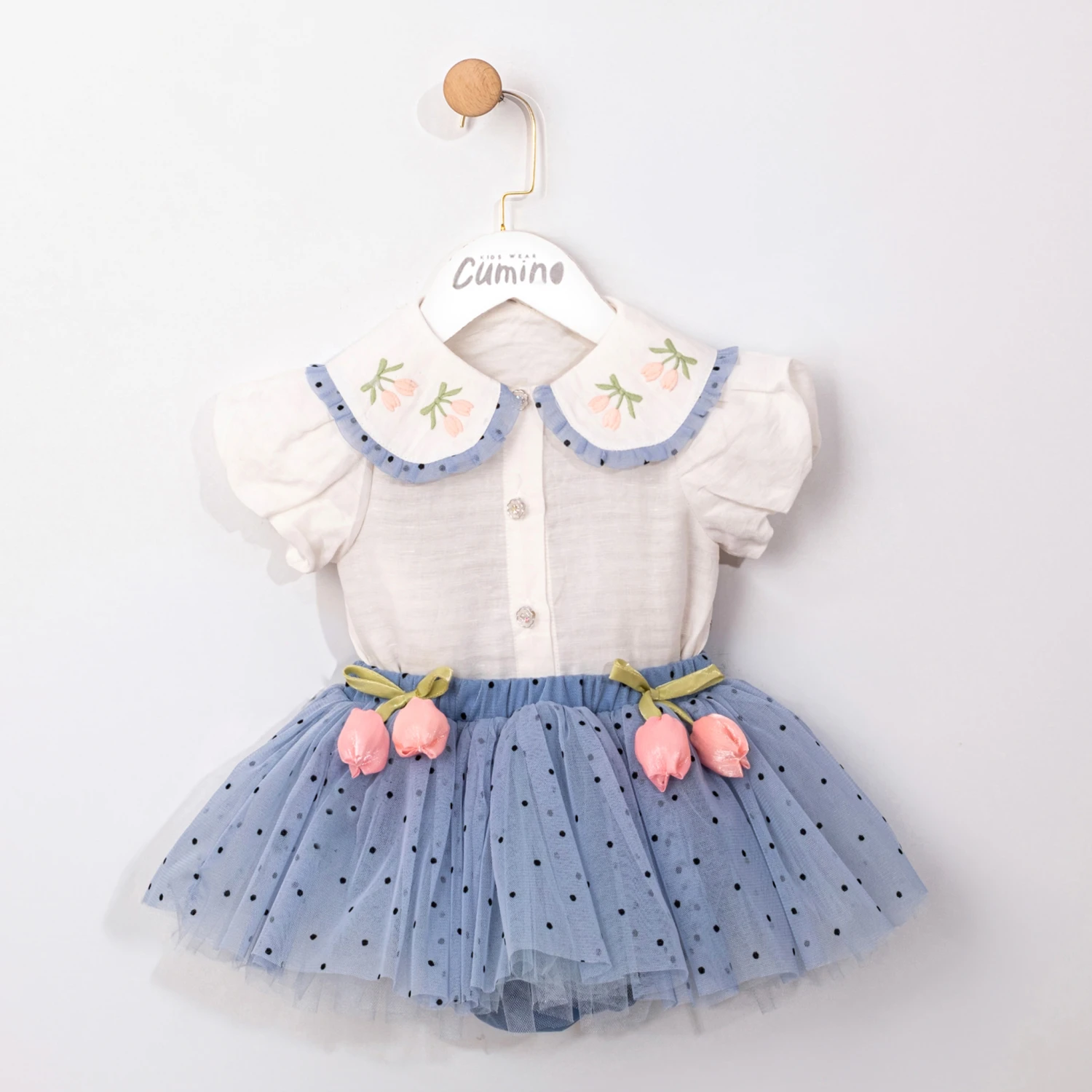 The Cherie Tulip Bloomer Set