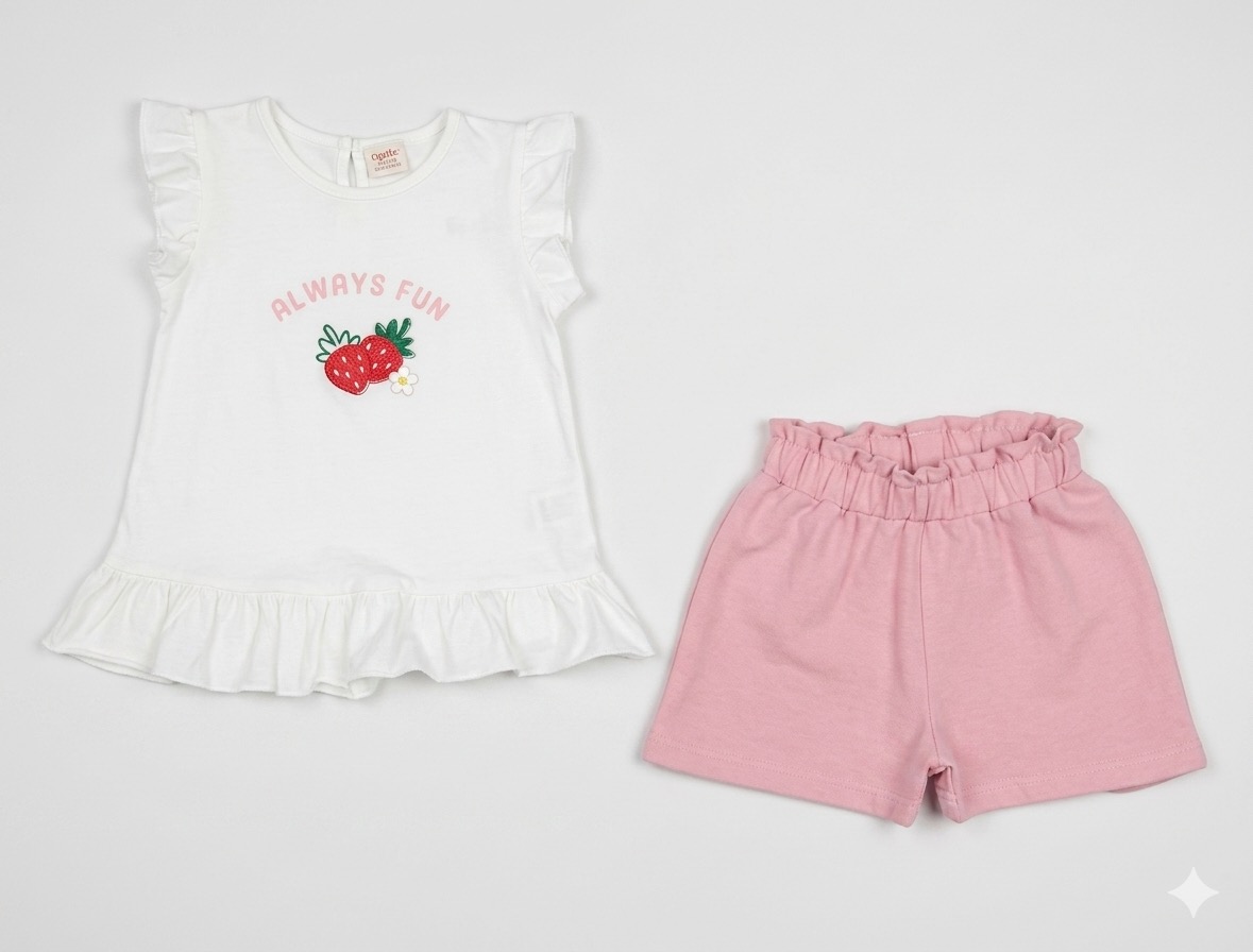 Strawberry Baby Girl 2-Piece Set