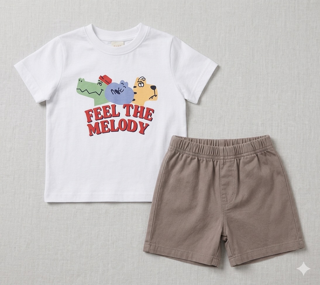 Feel The Melody Baby Boy 2-Piece Set