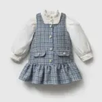 Blue Tweed Elegance Set