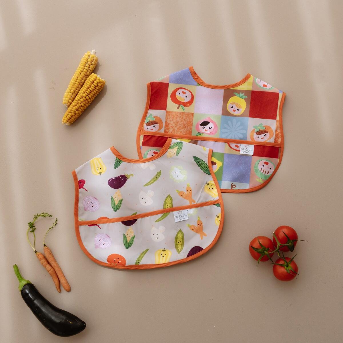 Fruit Patch Parade Feeder Bibs