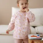 Activity Bib Croissant Pattern
