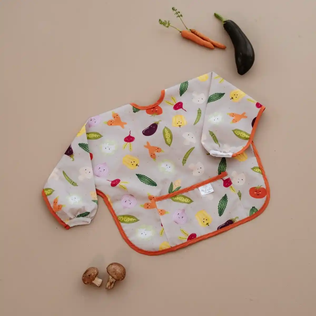 Activity Bib Vegetables Pattern