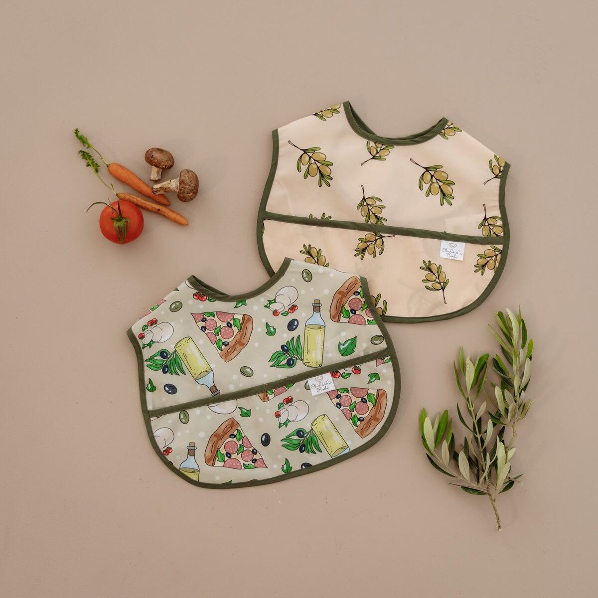 Petit Olivier Feeder Bibs